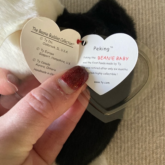 Ty Beanie baby Buddy Panda Bear Peking - Picture 6 of 7